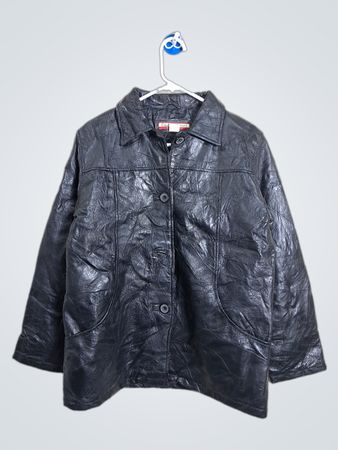 Tudor Court Black Faux Leather Jacket