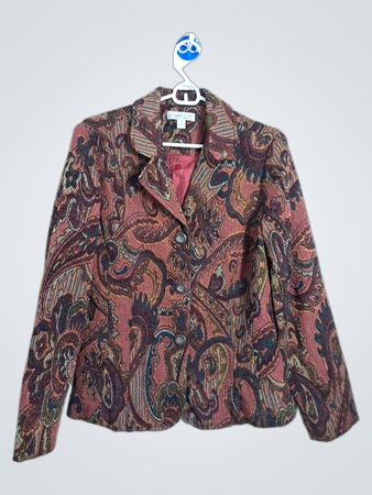 Coldwater Creek Paisley Blazer