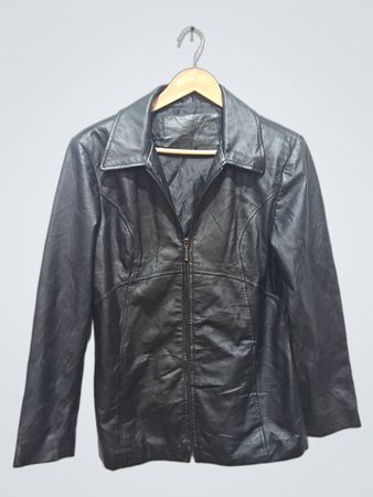 Black Faux Leather Jacket