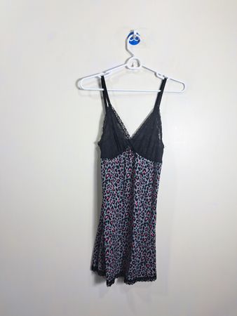 Women's Leopard Print Slip Dress