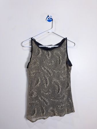 Superstition Paisley Knit Tank Top