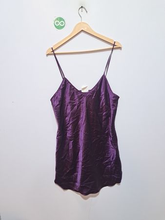 Secret Treasures Purple Satin Cami Slip