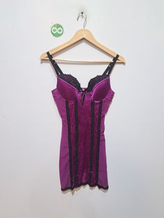 La Vie en Rose Purple Corset Top