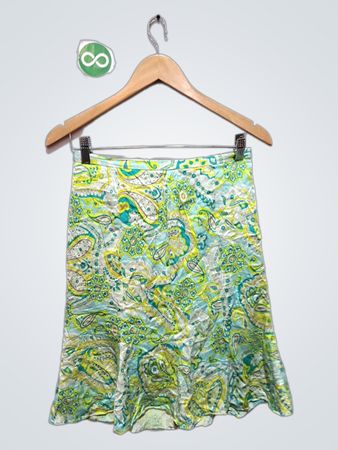 Banana Republic Women's Paisley Print A-Line Skirt Size 4