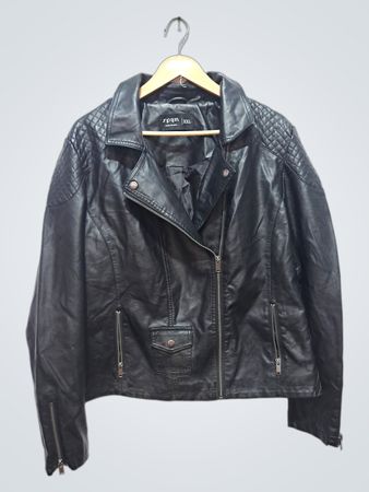 Spym Women's Collection Faux Leather Bikerjacke