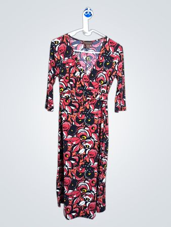 Robe portefeuille florale rouge pour femmes de Chadwick's
