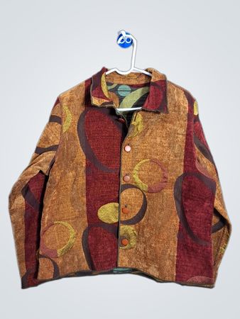 Veste avec motif abstrait