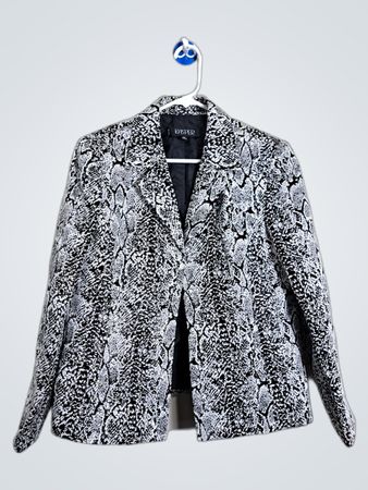 Kasper Snake Print Blazer