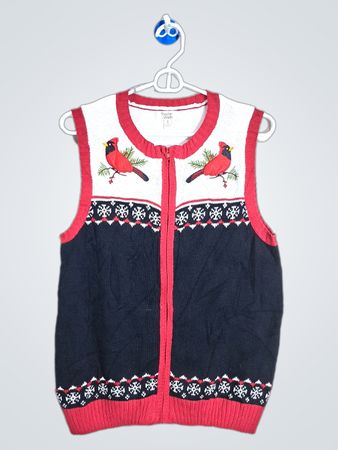 Gilet zippé flocon de neige Cardinal pour femmes Baxter & Wells