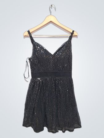City Studio Black Sequin Mini Dress