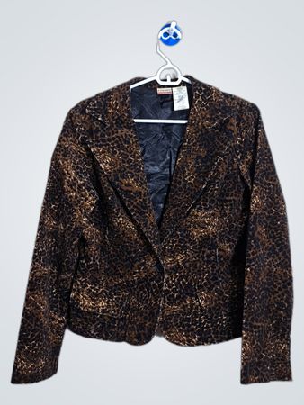 Leopard Print Blazer
