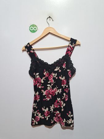 White House Black Market Floral Cami Top