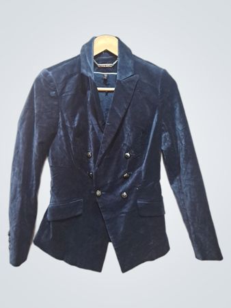 WHITE + BLACK Velvet Blazer
