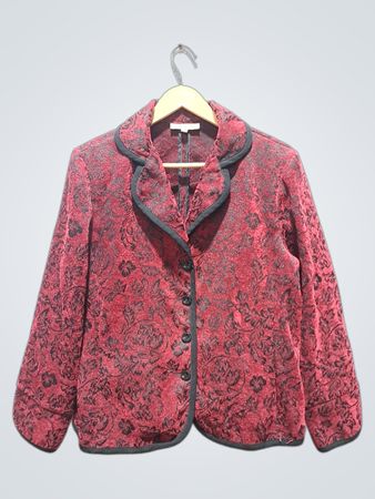 Blazer Floral Rouge pour Femmes Dressbarn