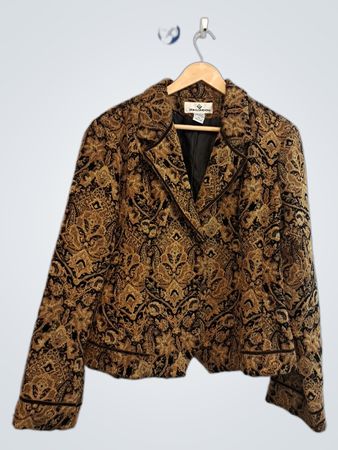 ERIN LONDON Veste blazer en brocart pour femme