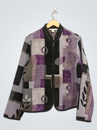 Dressbarn Giacca Bomber Patchwork
