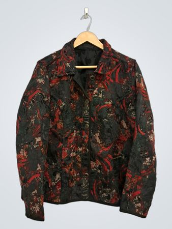 Jacket with Abstract Print