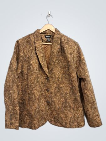avenue Women's Paisley Pattern Blazer