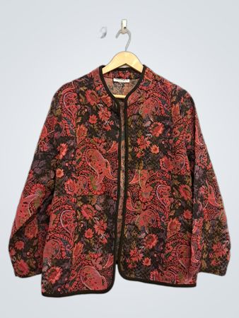 Veste femme Serengeti à imprimé fleur et cachemire