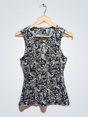 Express ärmelloses Top mit Paisley-Muster
