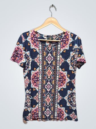 JM Damen Kurzarm-Shirt mit Print