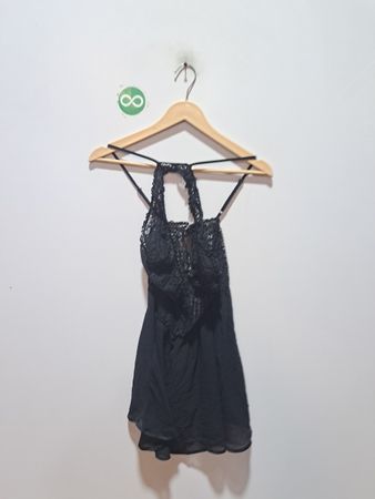Seafolly Black Lace Babydoll