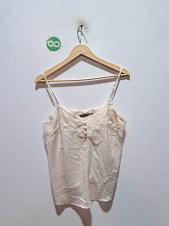 Abercrombie & Fitch Spitzenbesatz-Cami