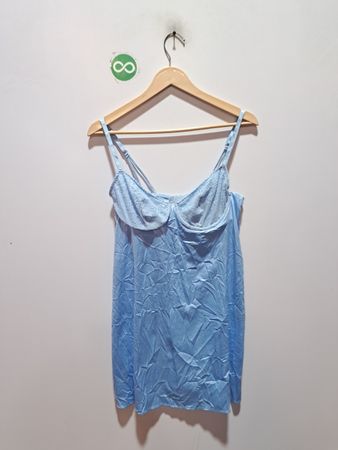 Auden Baby Blue Slipkleid