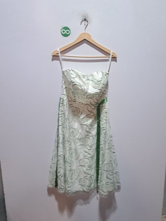 David's Bridal Strapless Dress
