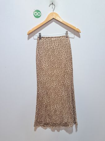 Bee New Monday Leopardenmuster Maxi-Rock