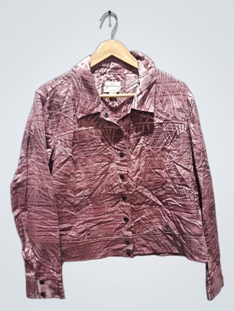 Christopher & Banks Women's Pink Textured Jacket