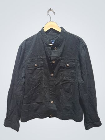 Westliche schwarze Baumwolljacke