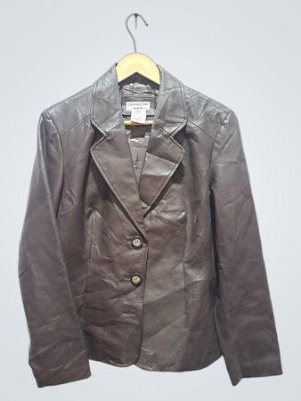 COVINGTON Blazer en cuir pour femmes