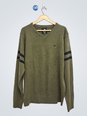 Beverly Hills Polo Club V-Ausschnitt-Pullover