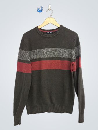 IZOD gestreifter Rundhalspullover
