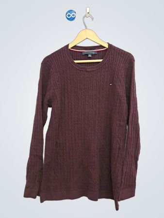 Tommy Hilfiger Pullover mit Zopfstrickmuster