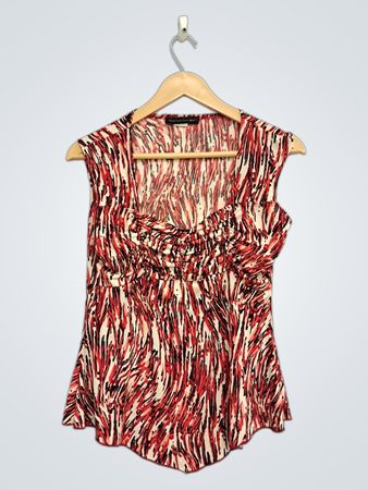 American City Wear Ärmelloses Top mit abstraktem Print