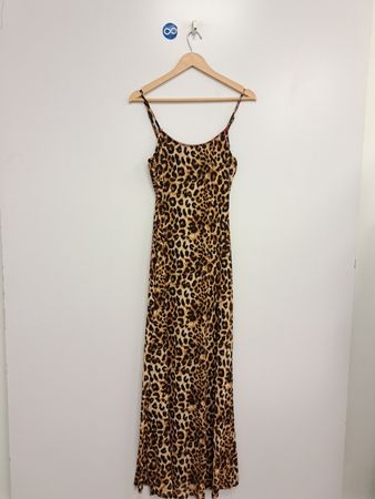 Leoprint-Maxikleid