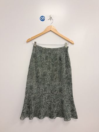 HAROLD'S QUALITY APPAREL SINCE 1948 Grün Schlangenmuster-Rock Größe 2