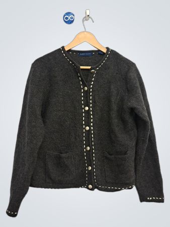 Karen Scott 100% Woll-Cardigan