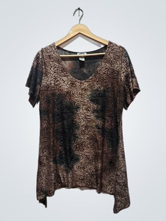 Sienna Grace Damen V-Ausschnitt T-Shirt