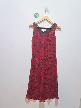 Studio I Petite Kleid ohne Ärmel mit Blumenmuster