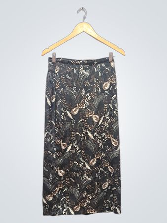 Christopher & Banks Damen Größe 6 Maxirock mit Blumenmuster