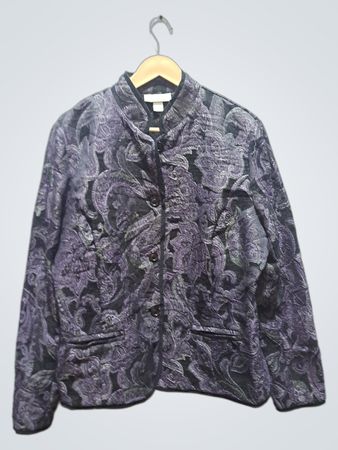Dressbarn Blazer con stampa Paisley