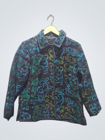 Jacke mit Blumenmuster