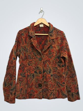 C.M.C. Damenblazer mit Blumenmuster