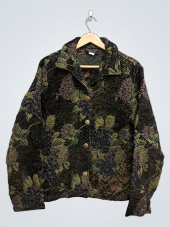 Carol Anderson Collection Blumenmuster-Jacke