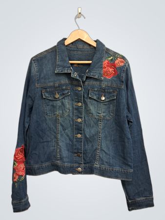KUT from the Kloth bestickte Jeansjacke
