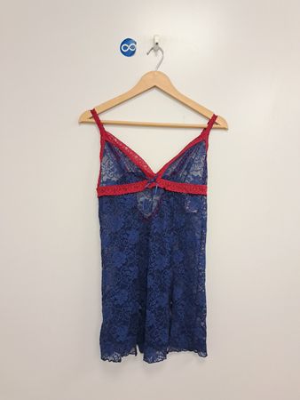 Rose en Rose Blue Lace Babydoll M/M