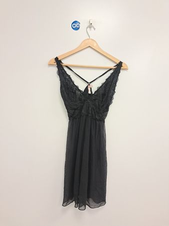 Victoria's Secret Babydoll in pizzo nero lingerie